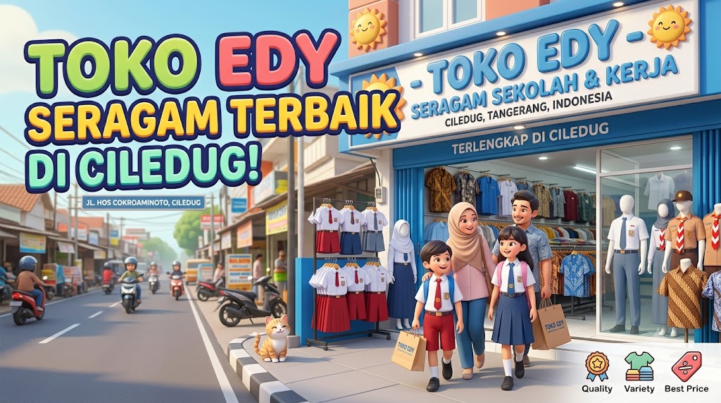 toko seragam terbaik di ciledug